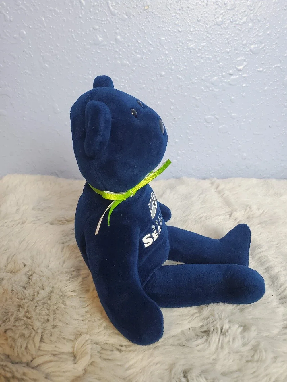 Ty Beanie Baby NFL Football Bear Plush Seattle Seahawks 8